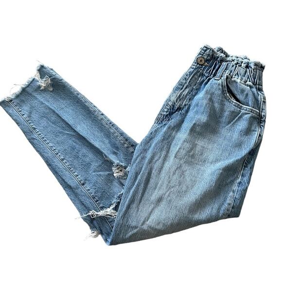 KanCan Estilo Distressed Elastic Waist Jeans - Picture 1 of 9